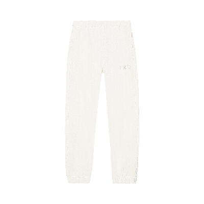 Ganni Software Isoli Elasticated Pants Egret Size M In Egret