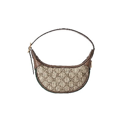 Pre-owned Gucci Ophidia Gg Mini Bag 'beige/ebony' In Tan