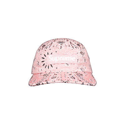 Pre-owned Supreme Bandana Camp Cap 'pink'