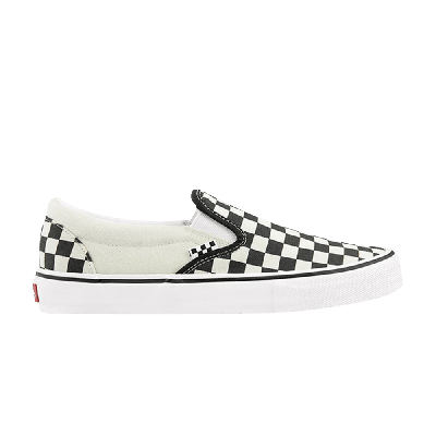 Pre-owned Vans Skate Slip-on 'checkerboard - Black White'