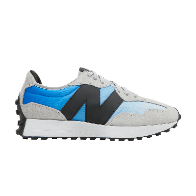 Pre-owned New Balance 327 'light Aluminum Cobalt Blue' In Grey