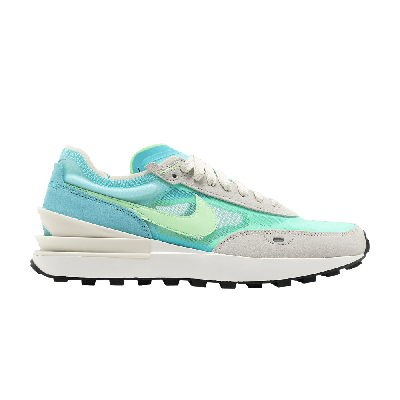 Pre-owned Nike Wmns Waffle One 'bleached Aqua Lime Glow' In Green