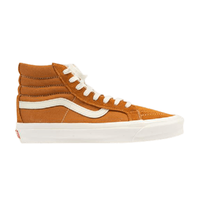 Pre-owned Vans Og Sk8-hi Lx 'pumpkin Spice' In Orange