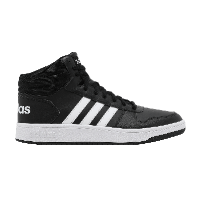 Pre-owned Adidas Originals Hoops 2.0 Mid 'black White'