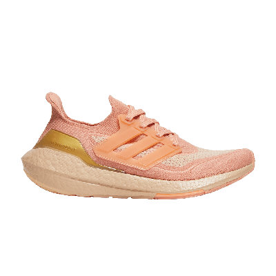 Pre-owned Adidas Originals Wmns Ultraboost 21 'ambient Blush' In Orange