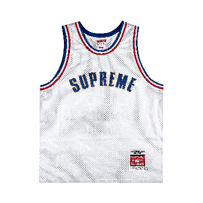 Pre-owned Supreme X Mitchell And Ness Basketball Jersey 'white'