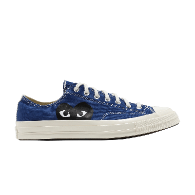 Pre-owned Converse Comme Des Garçons Play X Chuck 70 Low 'blue Quartz'