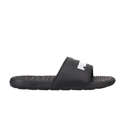 Pre-owned Puma Cool Cat Bx Slide 'black White'