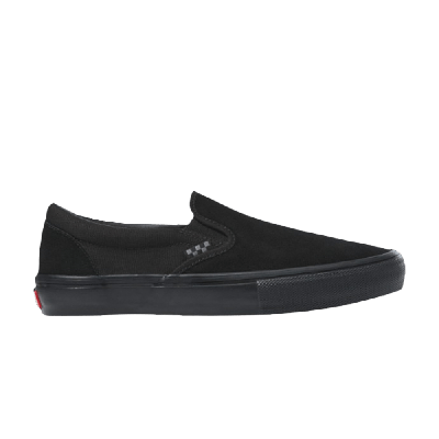 Pre-owned Vans Skate Slip-on 'black Checkerboard'