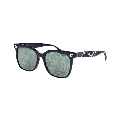 Pre-owned Bape Nightmare Edition Neon Sunglasses 'black/neon'