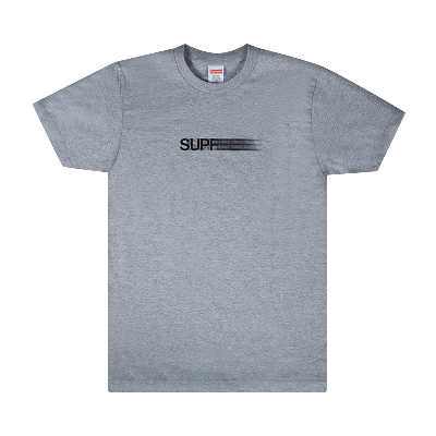 Pre-owned Supreme Motion Logo T-shirt 'heather Grey'