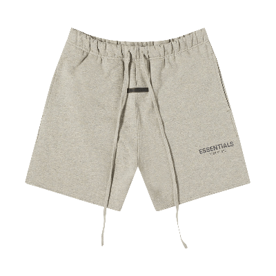 Pre-owned Essentials Fear Of God  Sweat Shorts 'heather Oat' In Grey