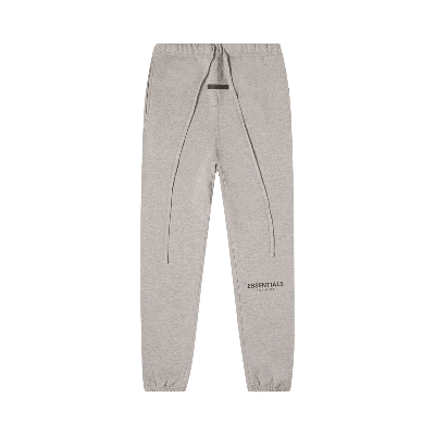 Pre-owned Essentials Fear Of God  Sweatpants 'dark Heather Oatmeal' In Grey