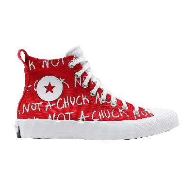 Pre-owned Converse Unt1tl3d High 'not A Chuck - Red'