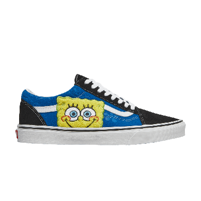 Pre-owned Vans Spongebob Squarepants X Old Skool 'smile Patch' In Blue