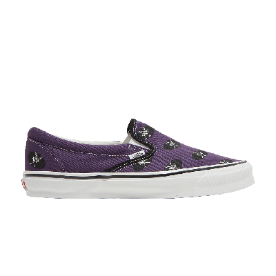 Pre-owned Vans Wacko Maria X Og Classic Slip-on 'purple Records'