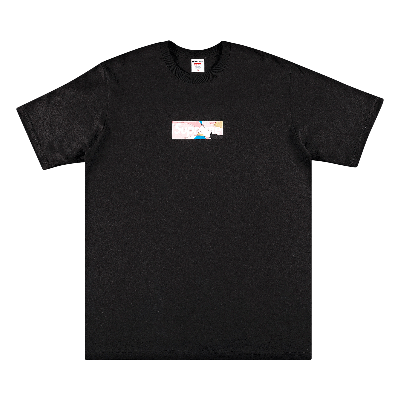Pre-owned Supreme X Emilio Pucci Box Logo Tee 'black/dusty Pink'