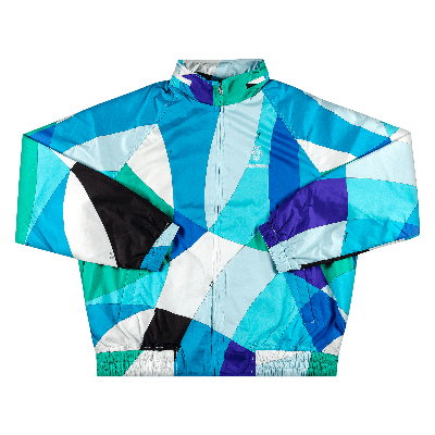 Pre-owned Supreme X Emilio Pucci Sport Jacket 'blue' In Multi-color