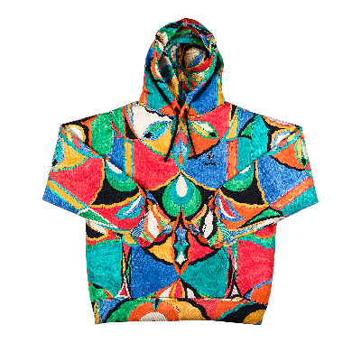 Pre-owned Supreme X Emilio Pucci Hooded Sweatshirt 'multicolor' In Multi-color