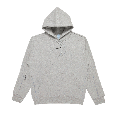 Pre-owned Nike X Nocta Fleece Hoodie 'grey Heather'