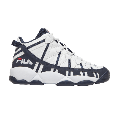 Pre-owned Fila Stackhouse Spaghetti 'white Navy'