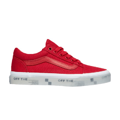Pre-owned Vans Old Skool 'otw Foxing - Translucent Racing Red'