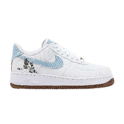 Pre-owned Nike Wmns Air Force 1 '07 Se 'indigo' In White