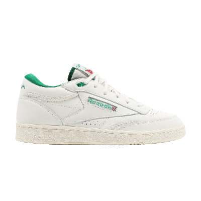 Pre-owned Reebok Club C Mid 2 Vintage 'chalk Glen Green' In Cream