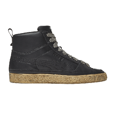 Pre-owned Puma Rhuigi X Suede Mid 'distressed Black'