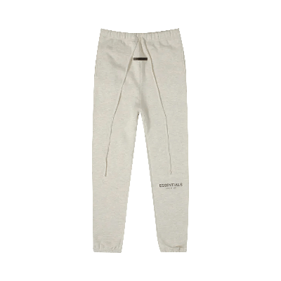 Pre-owned Essentials Fear Of God  Sweatpants 'oatmeal' In Grey