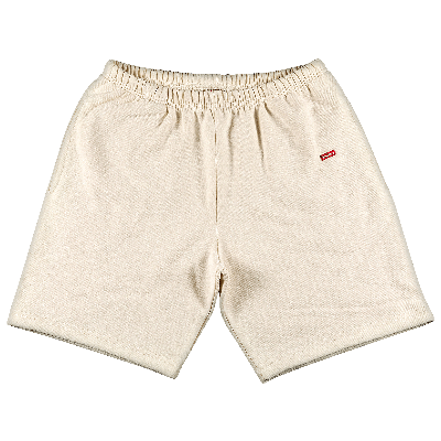 Pre-owned Supreme Small Box Sweatshort 'natural' In Cream