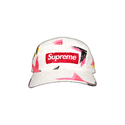 Pre-owned Supreme Gonz Stars Camp Cap 'white'