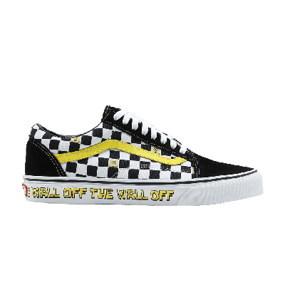 Pre-owned Vans Spongebob Squarepants X Old Skool 'off The Wall' In Black