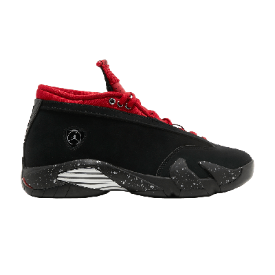 Pre-owned Air Jordan Wmns  14 Retro Low 'red Lipstick' In Black