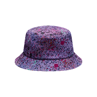 Pre-owned Mcq By Alexander Mcqueen Bucket Hat 'hyper Lilac Sp Print' In Purple