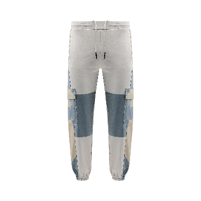 Pre-owned Mcq By Alexander Mcqueen Patch Sweatpant 'bone Idle/sand/smoke' In Grey