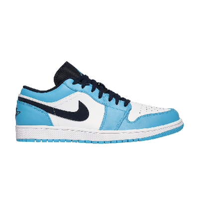 Pre-owned Air Jordan 1 Low 'unc' In Blue