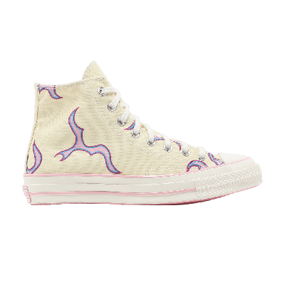 Pre-owned Converse Golf Le Fleur X Chuck 70 High 'flame - Pastel Yellow'