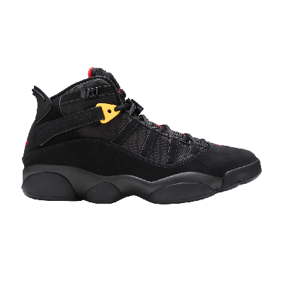 Pre-owned Air Jordan Jordan 6 Rings 'black Red Sulfur'