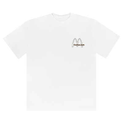 Pre-owned Cactus Jack By Travis Scott Vintage Action T-shirt 'white'