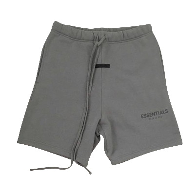 Pre-owned Essentials Fear Of God  Sweat Shorts 'pebble' In Grey