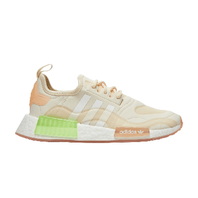 Pre-owned Adidas Originals Wmns Nmd_r1 'wonder White Signal Green' In Cream