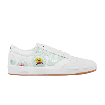 Pre-owned Vans Spongebob Squarepants X Lowland Cc 'bubble' In White