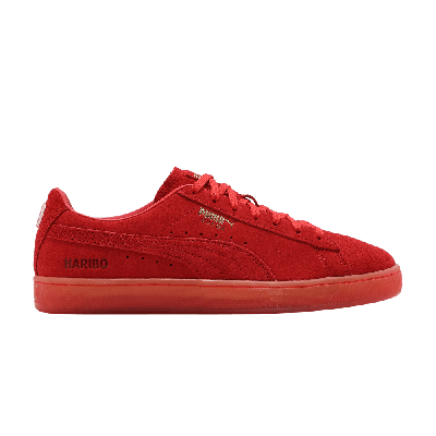 Pre-owned Puma Haribo X Suede 'poppy Red'