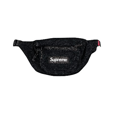 Pre-owned Supreme String Waist Bag 'black'