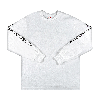 Pre-owned Supreme Clayton Patterson Long-sleeve Tee 'white'