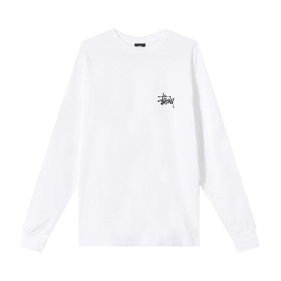 Pre-owned Stussy Basic Long-sleeve Tee 'white'