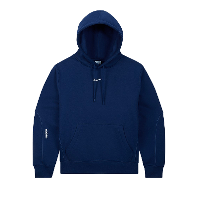 Pre-owned Nike X Nocta Fleece Hoodie 'blue Void/white'