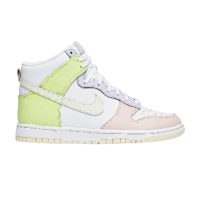 Pre-owned Nike Wmns Dunk High 'lemon Twist' In White