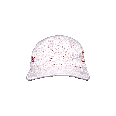 Pre-owned Supreme Jacquard Pique Camp Cap 'white'